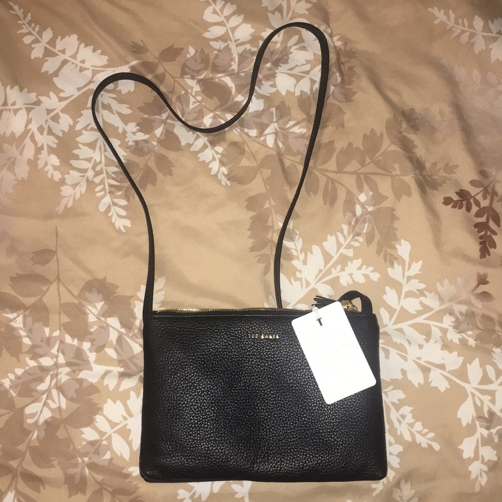 🆕Ted Baker Maceyy Double Zip Tassle Crossbody Bag